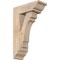 Ekena Millwork Merced Traditional Smooth Bracket w/ Offset Brace, Douglas Fir, 5 1/2"W x 14"D x 22"H BKT0604X14X22MRC01SDF - alternate 1